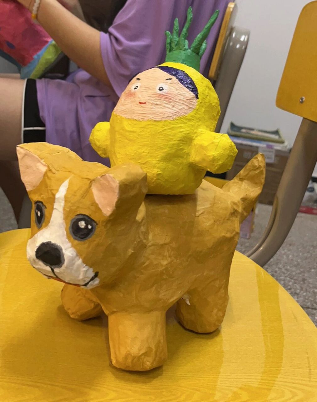 学前教育纸塑手工噜噜噜   制作方法: 1.