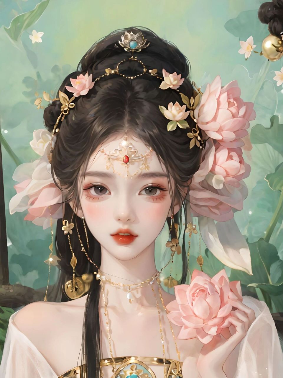 十二花神——荷花拟人