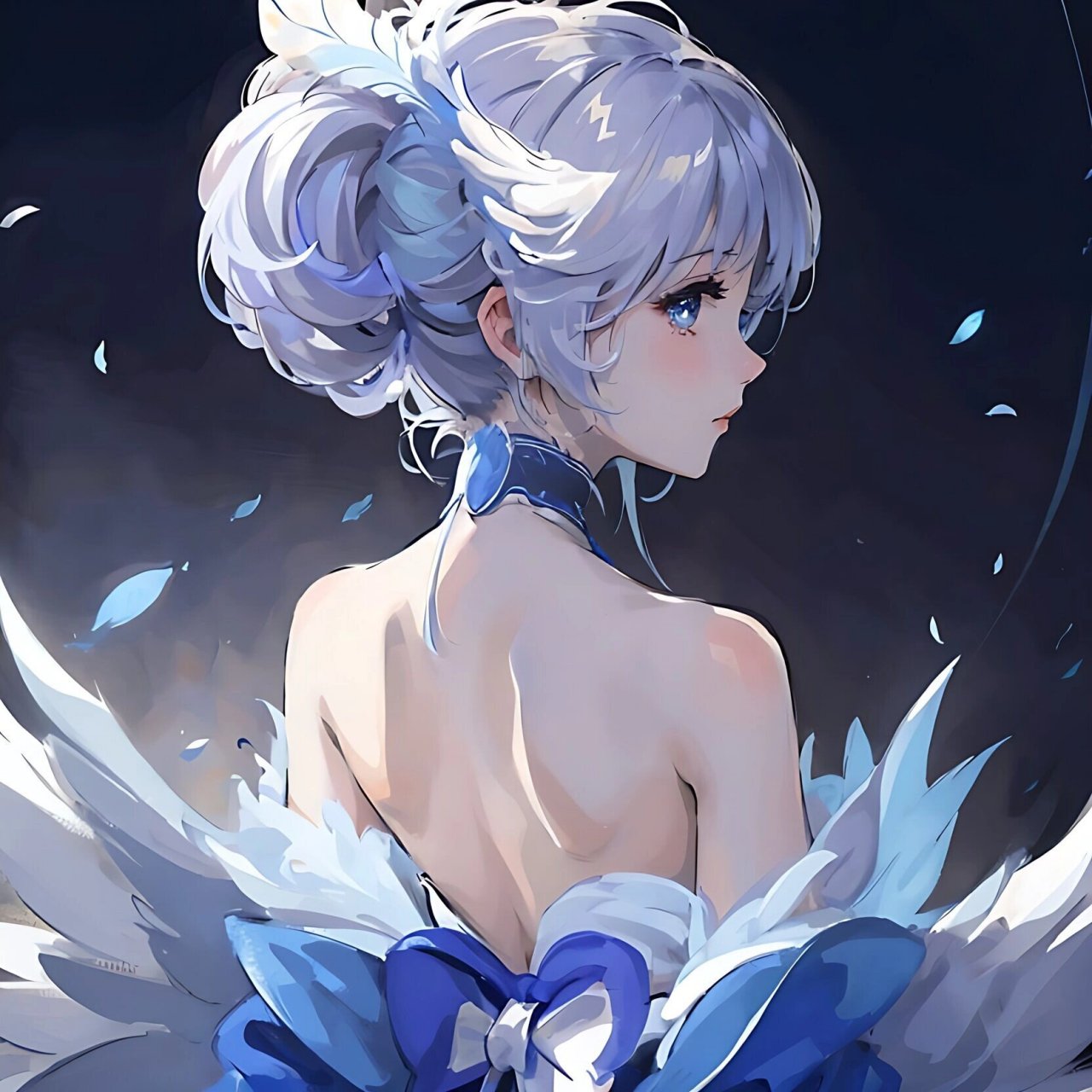 王者荣耀|小乔专属头像 小乔的皮肤除了天鹅之梦,我最喜欢用纯白花嫁