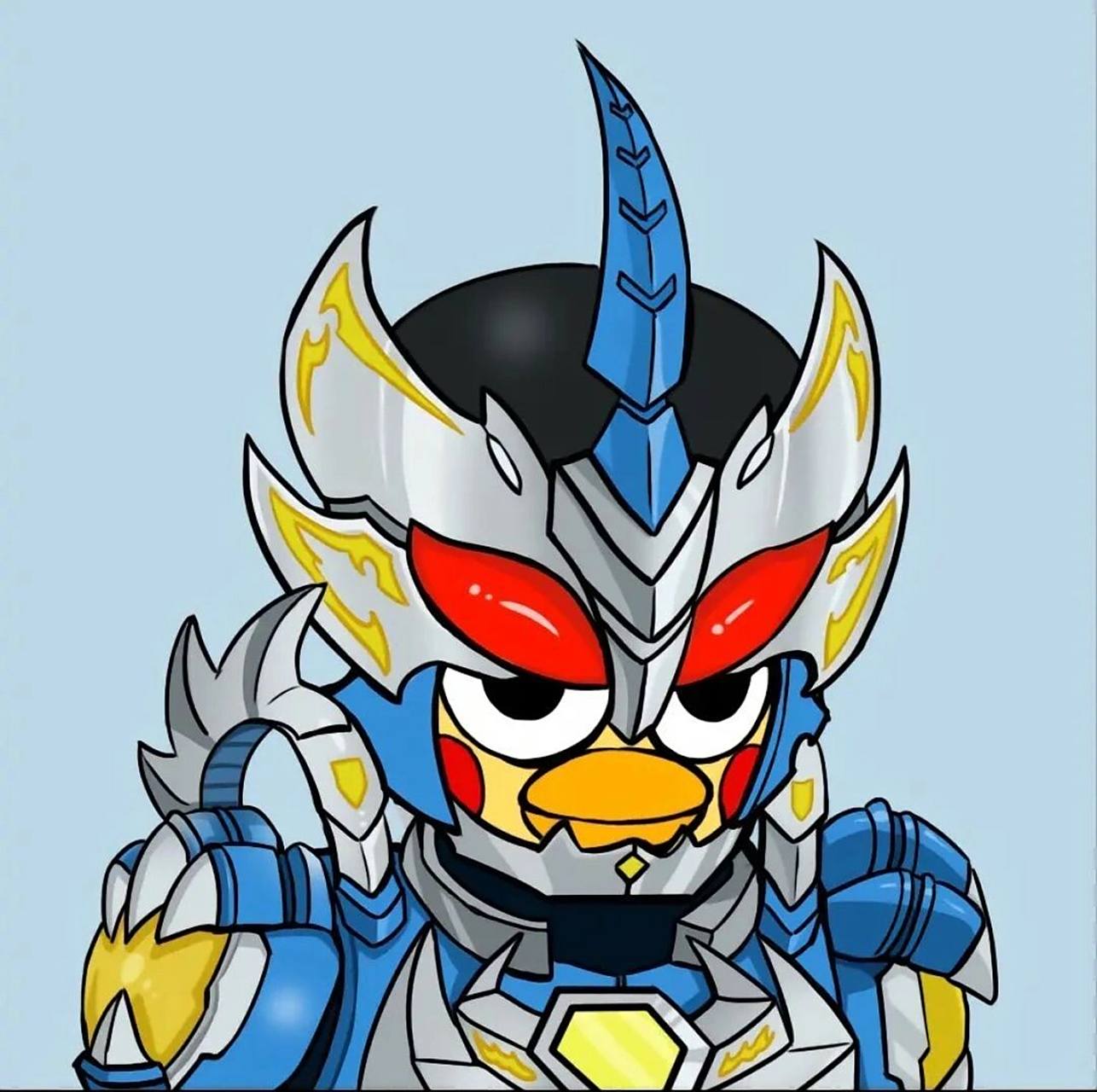 【铠甲勇士ikun头像】 披金成王,伴鸡远航