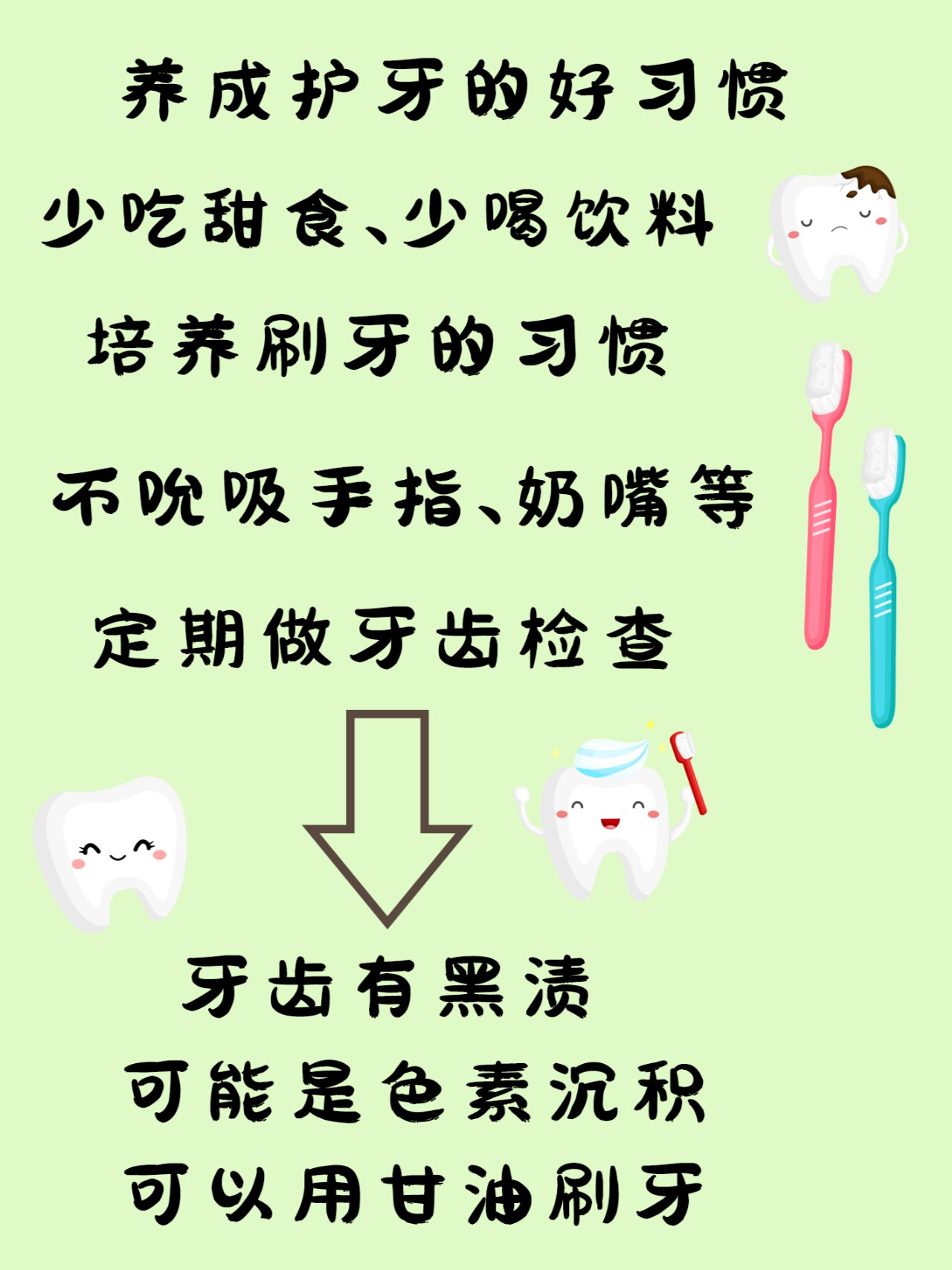 孩子护牙知识合集~一口好牙很重要!