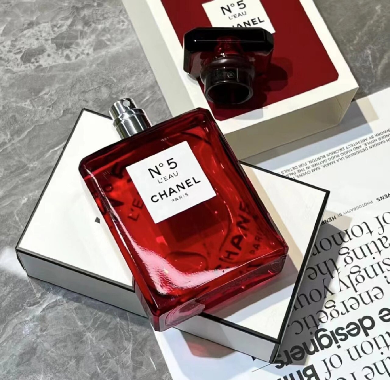 香奈儿红瓶n5号限量版淡香香水100ml