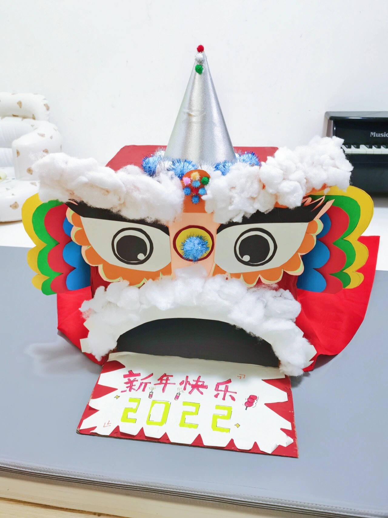 元旦 跨年 手工diy——醒狮