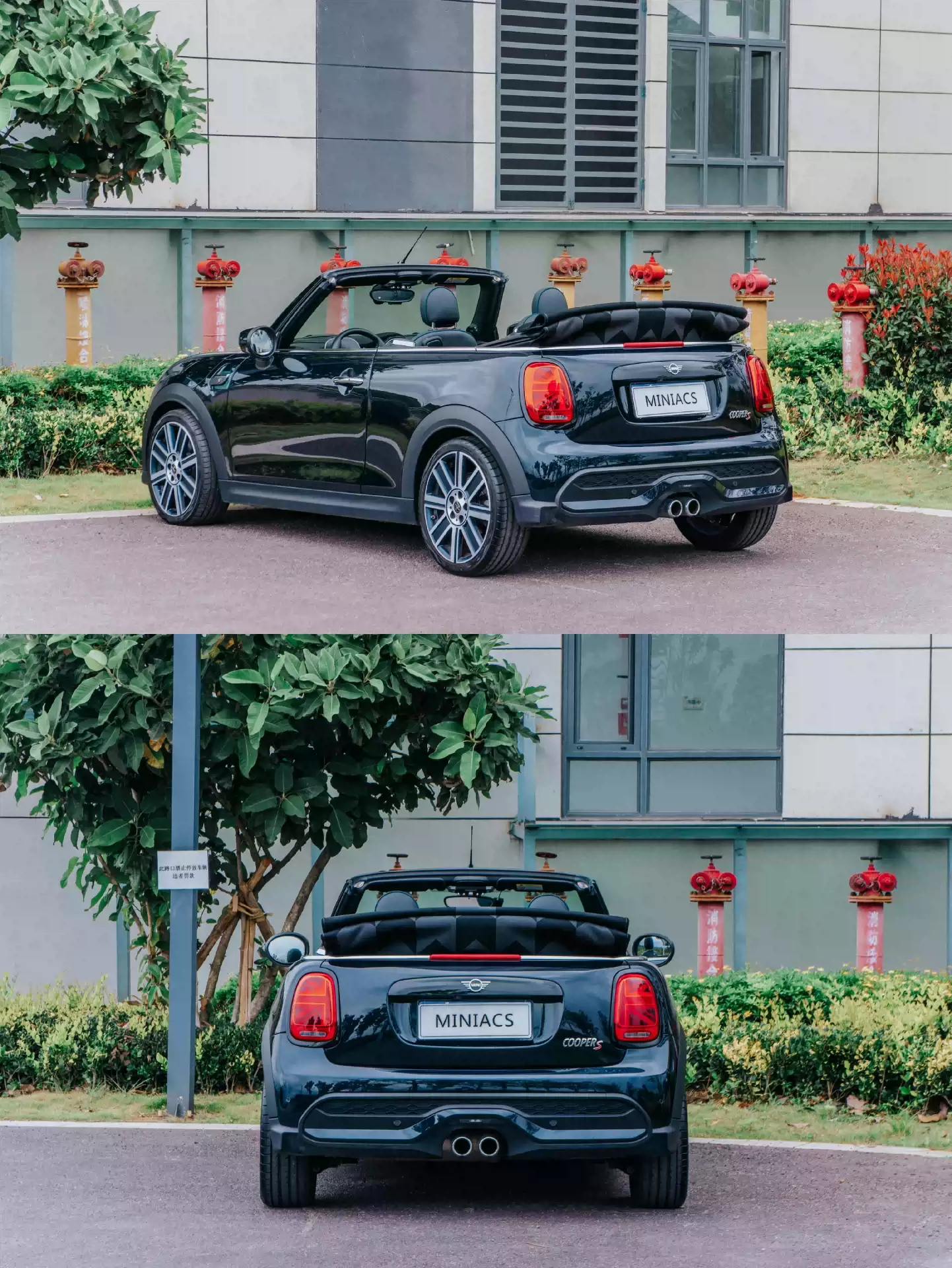 这台mini的名字有点长哦叫mini cooper s cabrio sidewalk限量版她