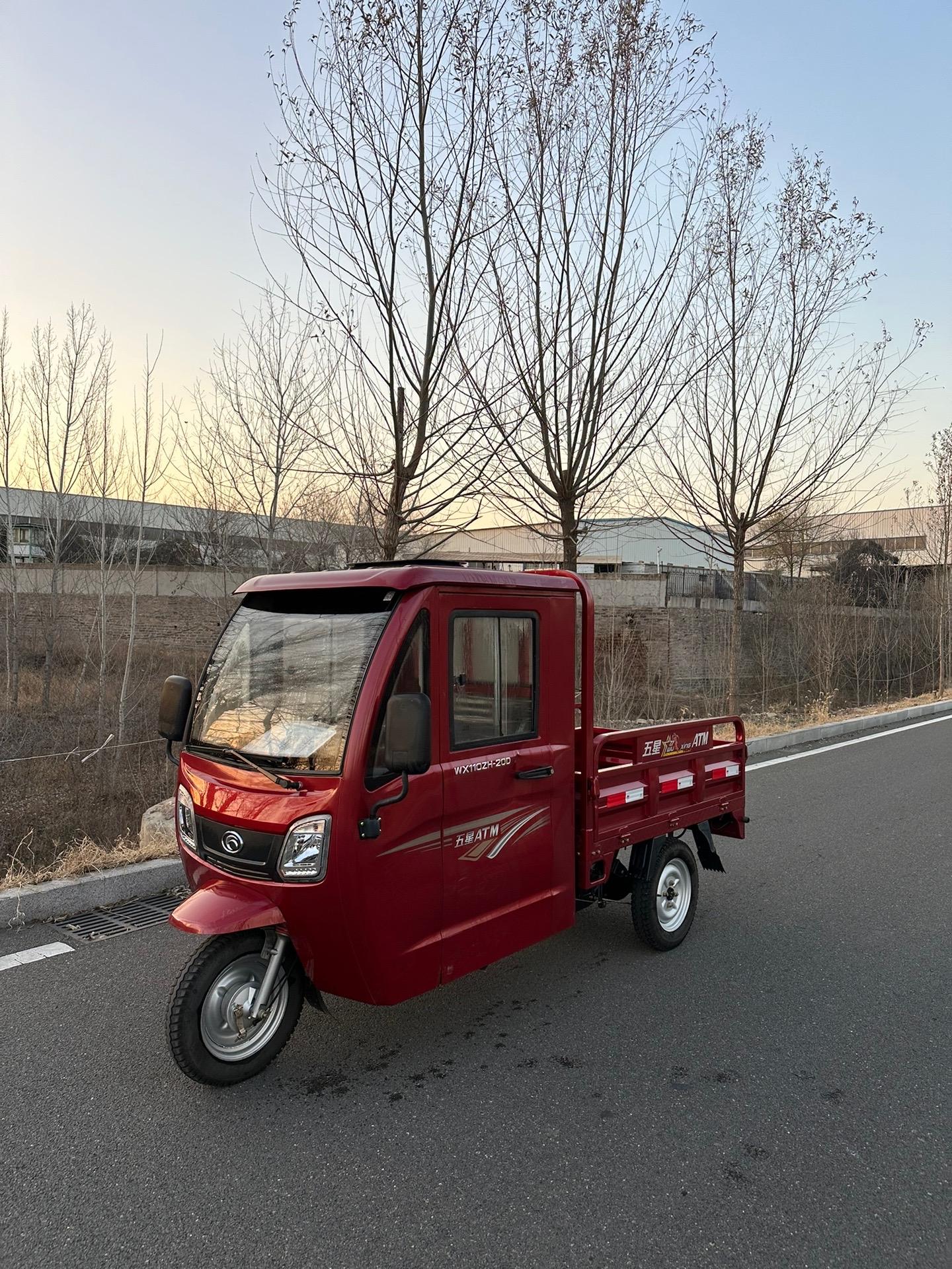 2022年福田雷沃棚式三轮车,原车棚,发动机油冷,高低速,带倒挡,液晶表