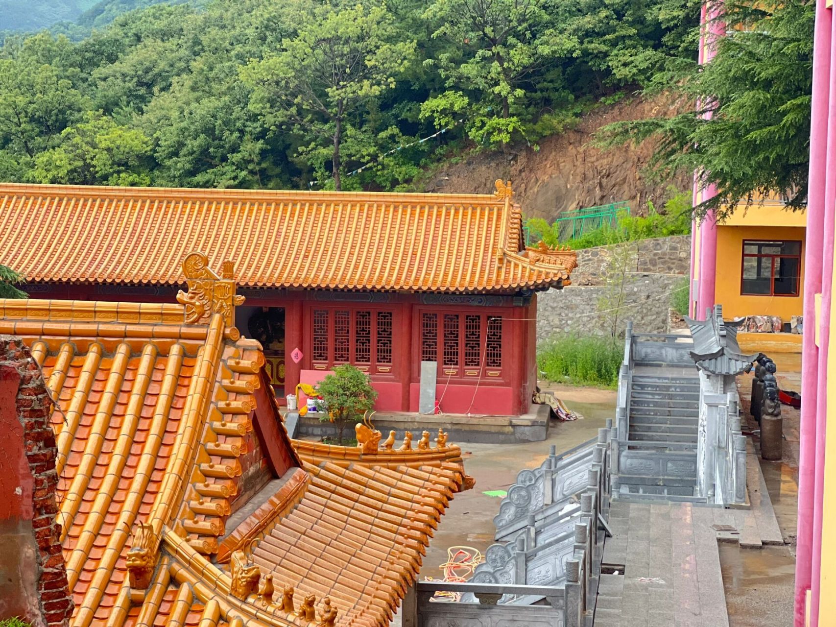 烟台小众寺庙 目前免费-莱山竹林寺 导航 烟台竹林寺,公交比较麻烦有
