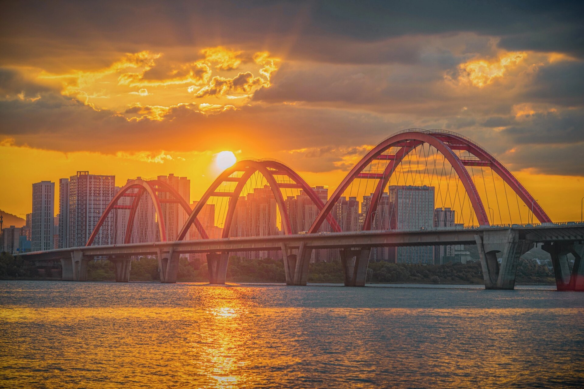 长沙最美大桥|福元路大桥合集 长沙横跨湘江的几座大桥我个人最喜欢福