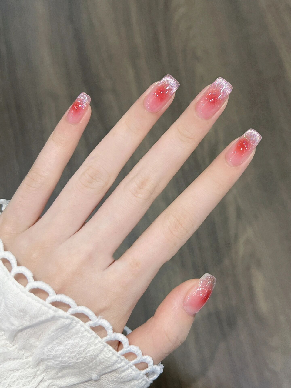 春日小清新腮红猫眼美甲|可可爱爱超显白  #20°的春日plog