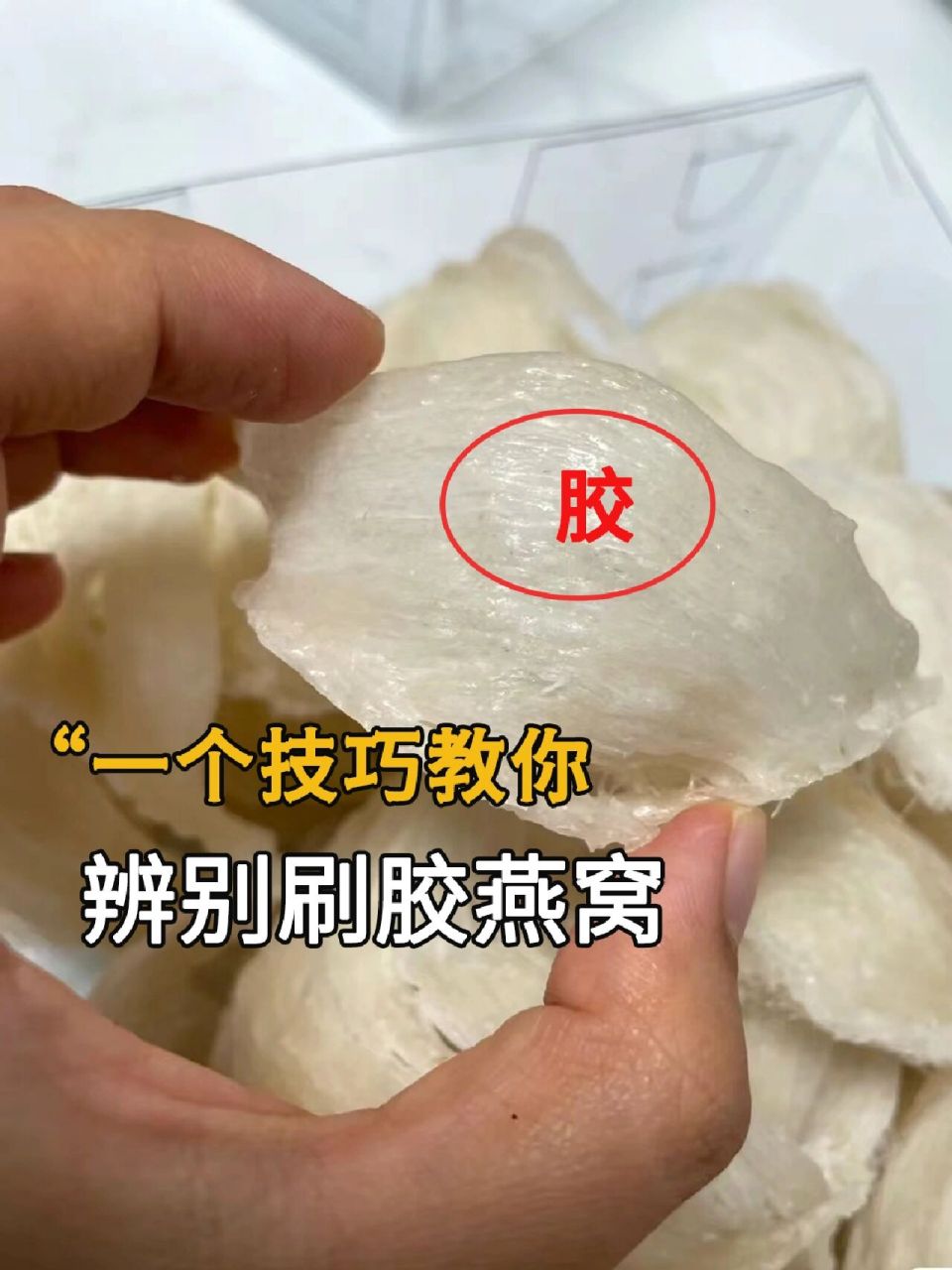 9215一个技巧教你辨别刷胶燕窝75 什么是刷胶燕窝717171