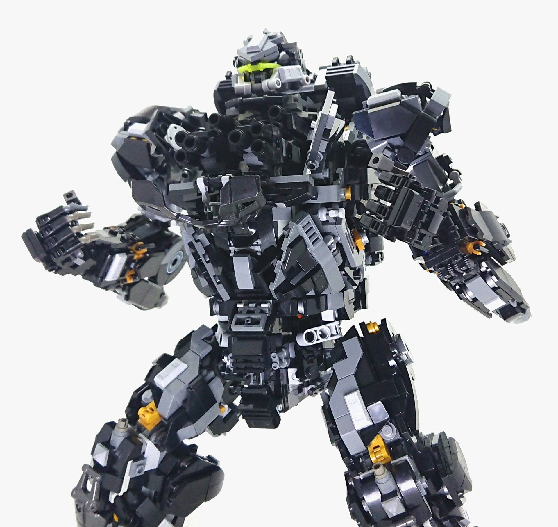 载人机甲moc 大家好~今天给大家分享的是kumarkey的大型载人机甲作品