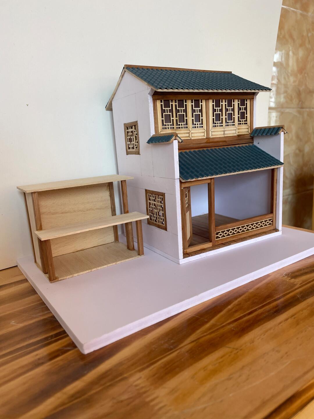 江南建筑酒楼模型