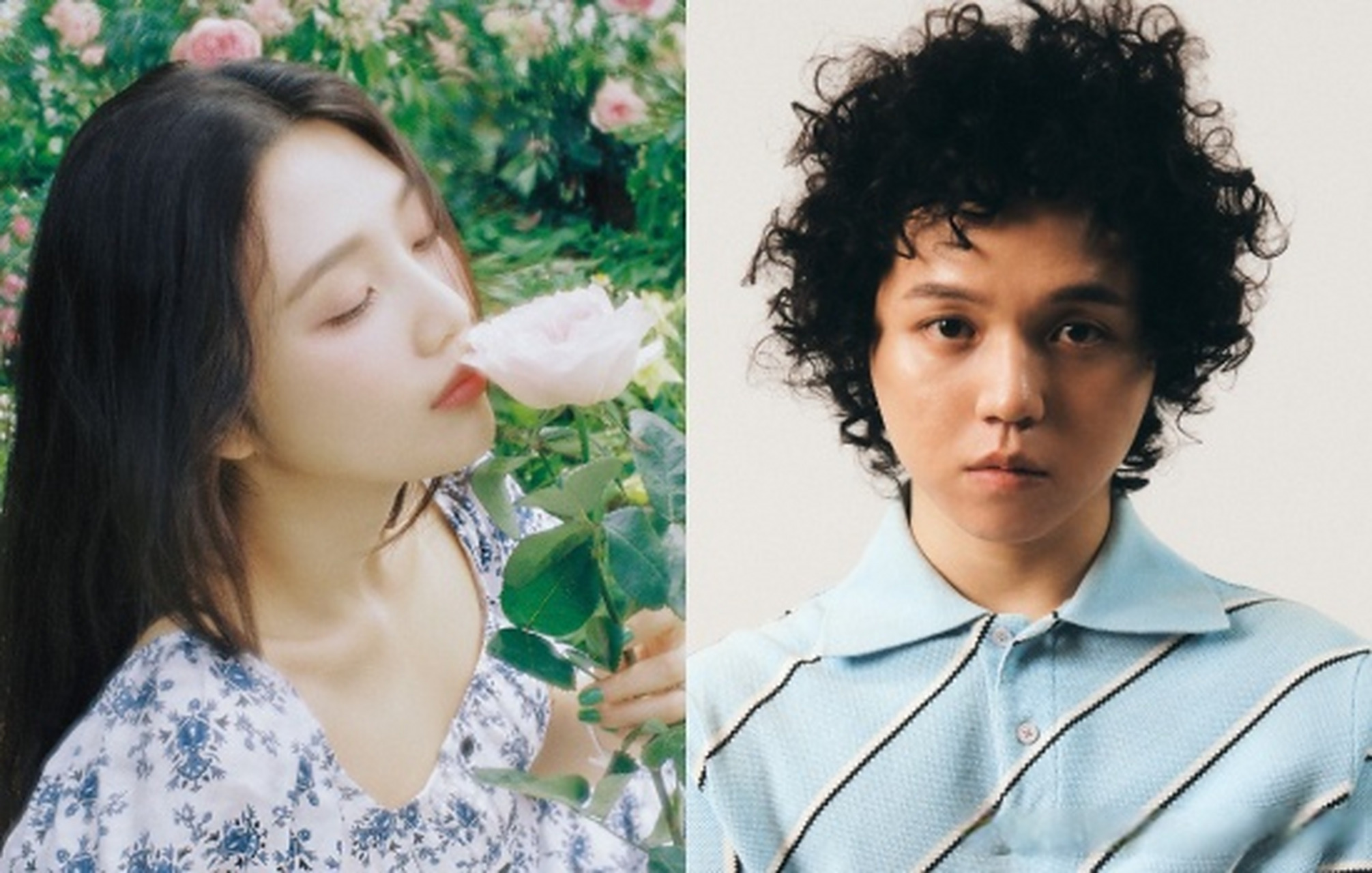 歌手#wonstein# 与#redvelvet# 成员joy#朴秀荣