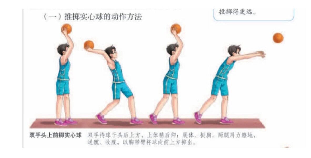 体育试讲——双手投掷实心球