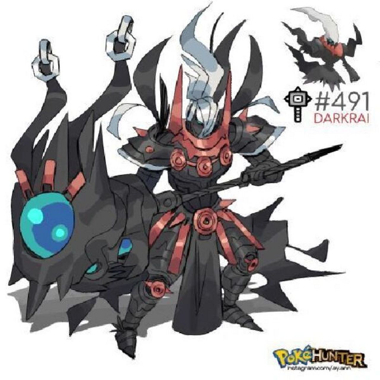 当宝可梦拟人化. 没想到裂空座竟然是个酷妹纸.