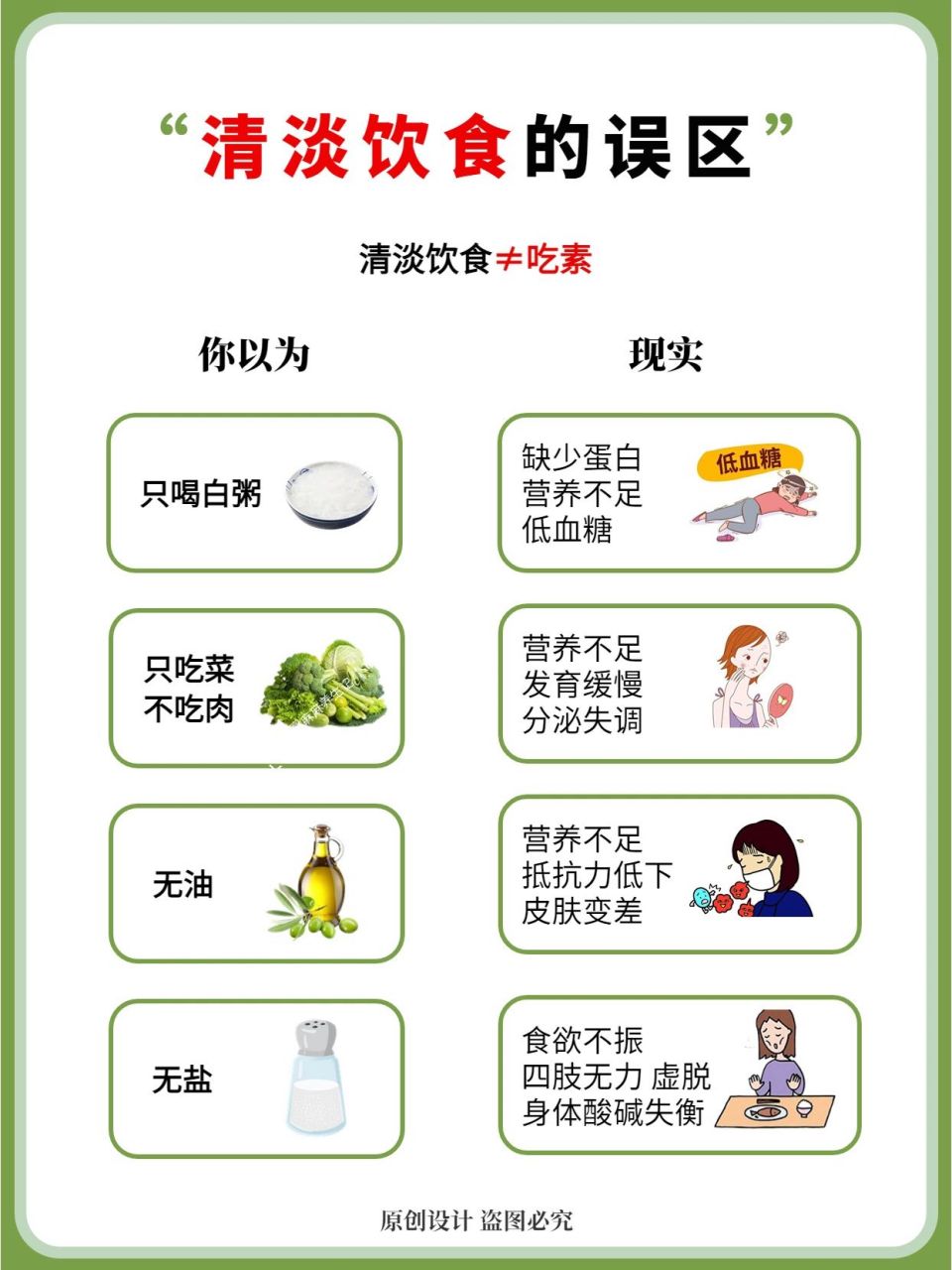 95首先"清淡饮食"从来不是