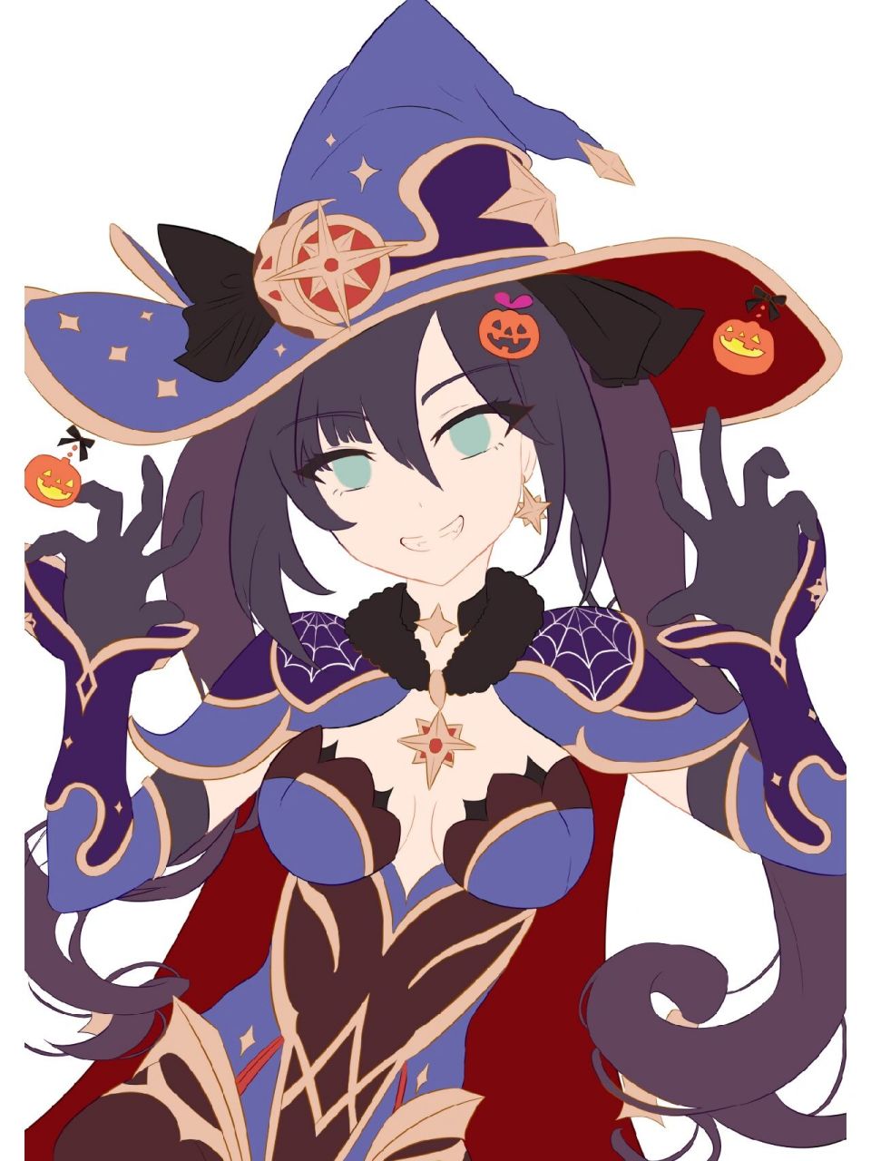 画遍原神全图鉴2/48 莫娜:"96"不给糖就捣蛋7776(226722)