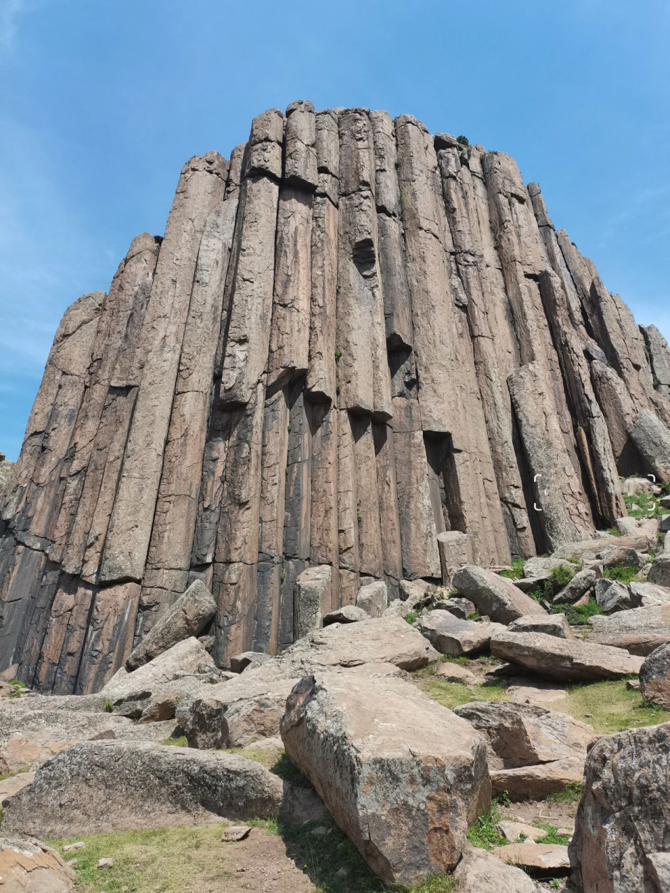 94锡林郭勒盟 太仆寺旗 石条山 我国七大火山岩石柱群之一 位于