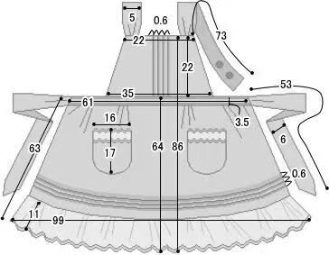 裁剪图分享/是围裙呀