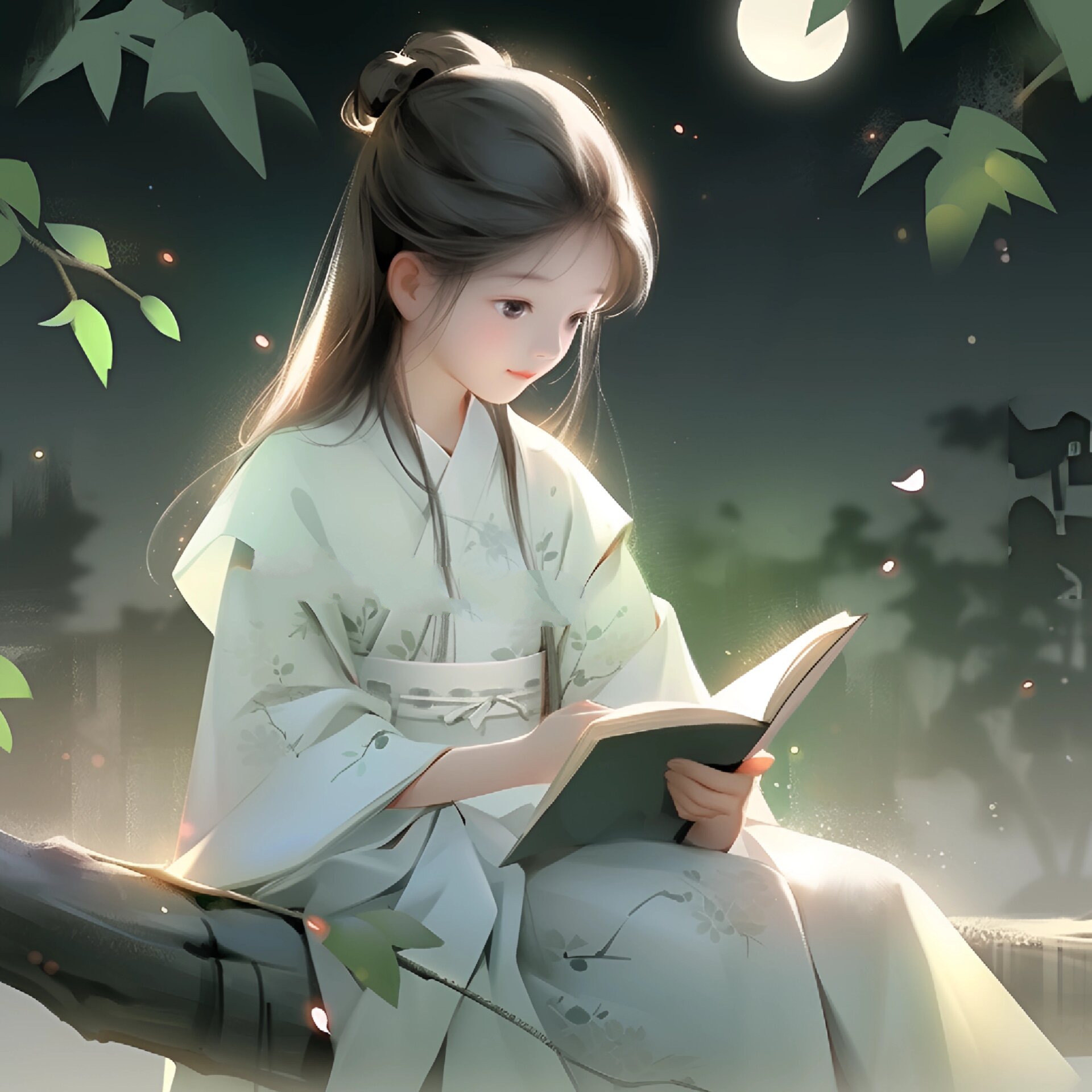 古风头像‖像极了月下读书的你