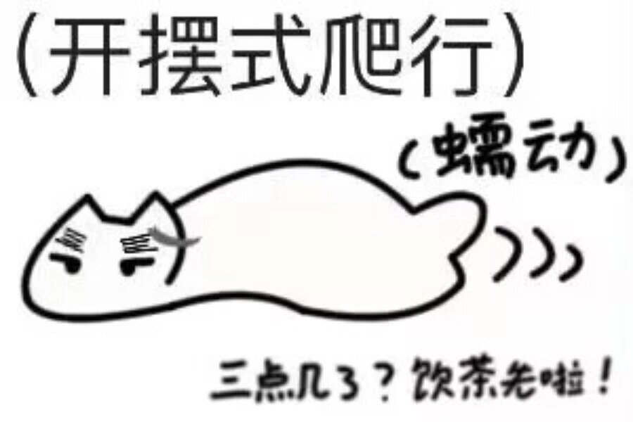爬行猫猫表情包第二弹!