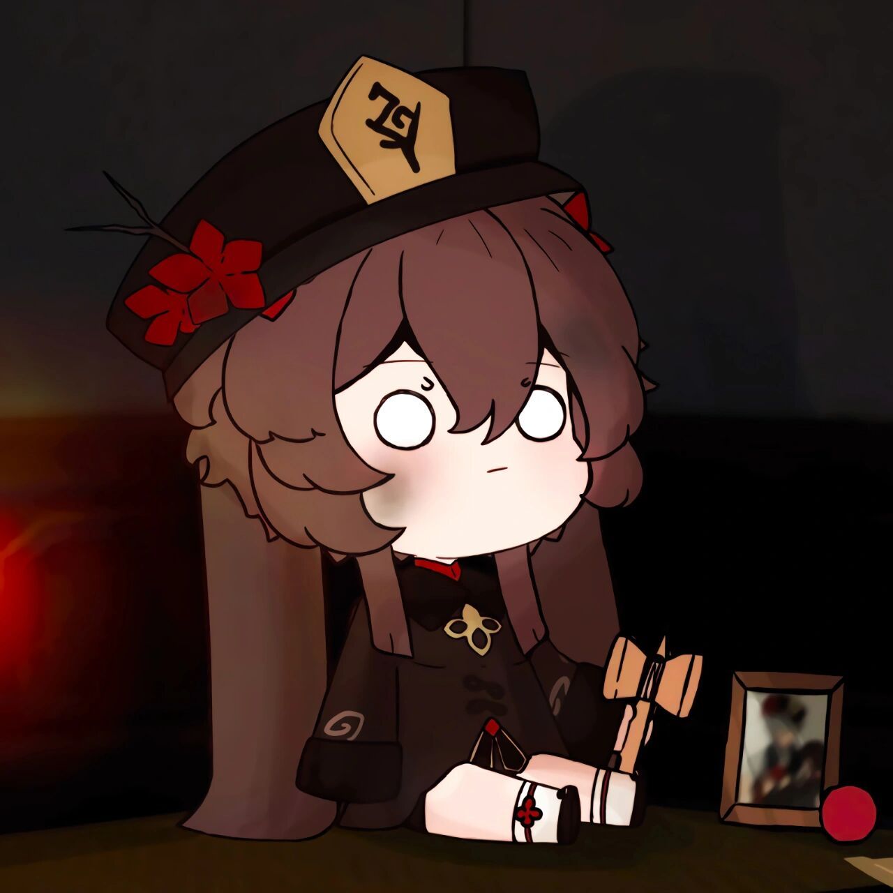 画师:celinepizza丨原神 胡桃头像
