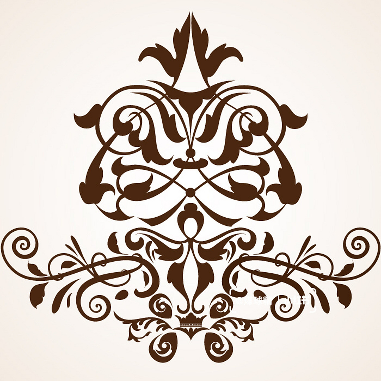 设计师的素材收藏夹—西方经典花纹图样17 茛苕叶(gen  tiao)茛读第四