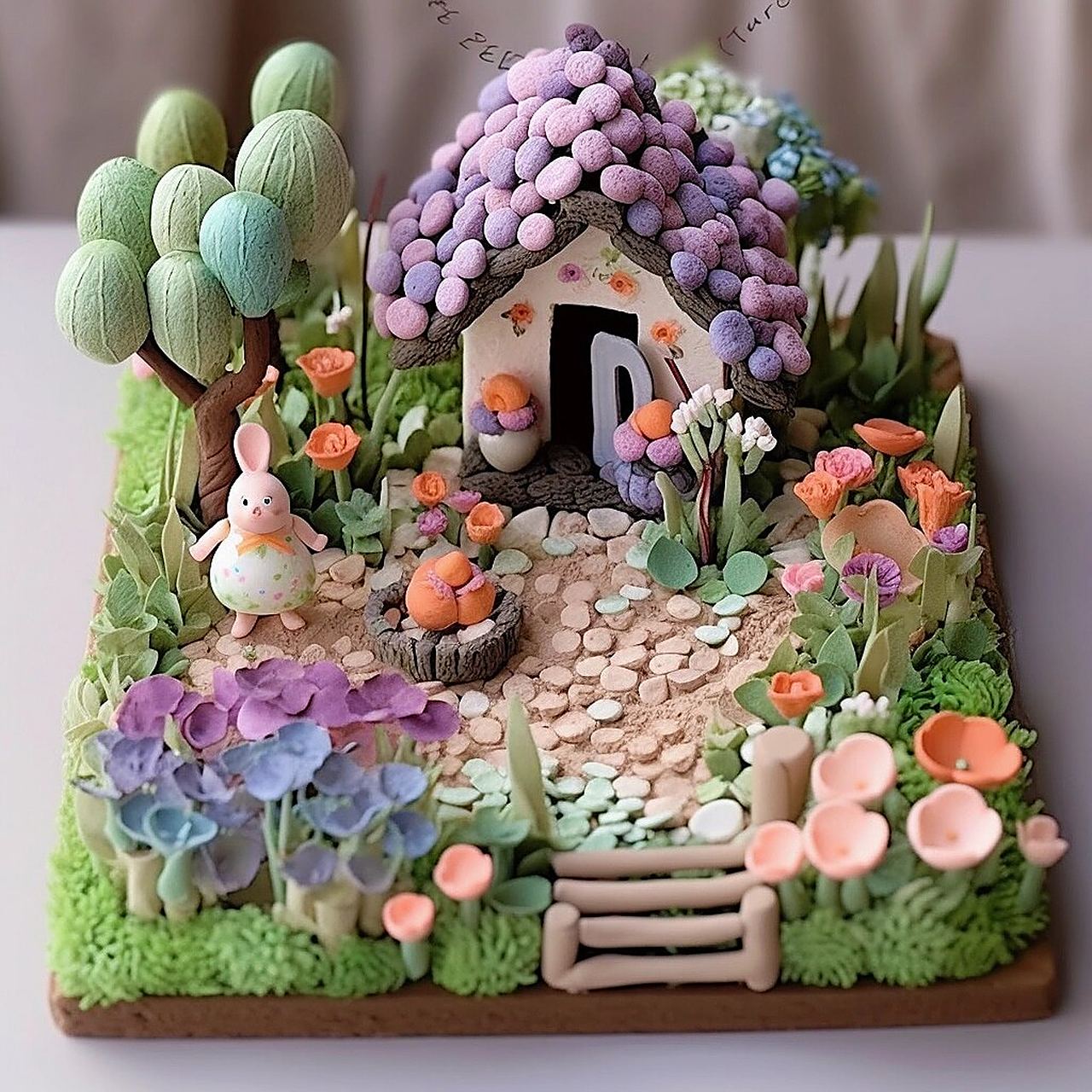 粘土~梦想中的小花园超轻粘土创意手工