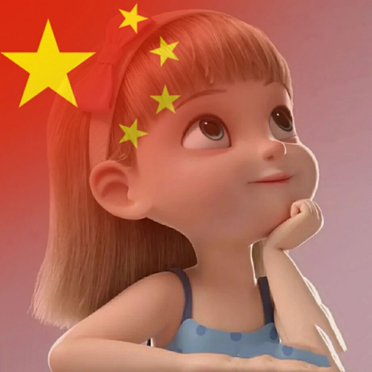 卡通国旗头像,真的绝色子91999199 去看我主页有维吾尔族国旗