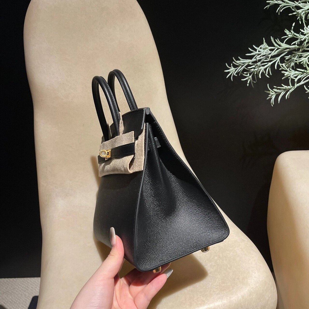 birkin sellier epsom爱马仕铂金包 birkin sellier epsom皮 外缝看