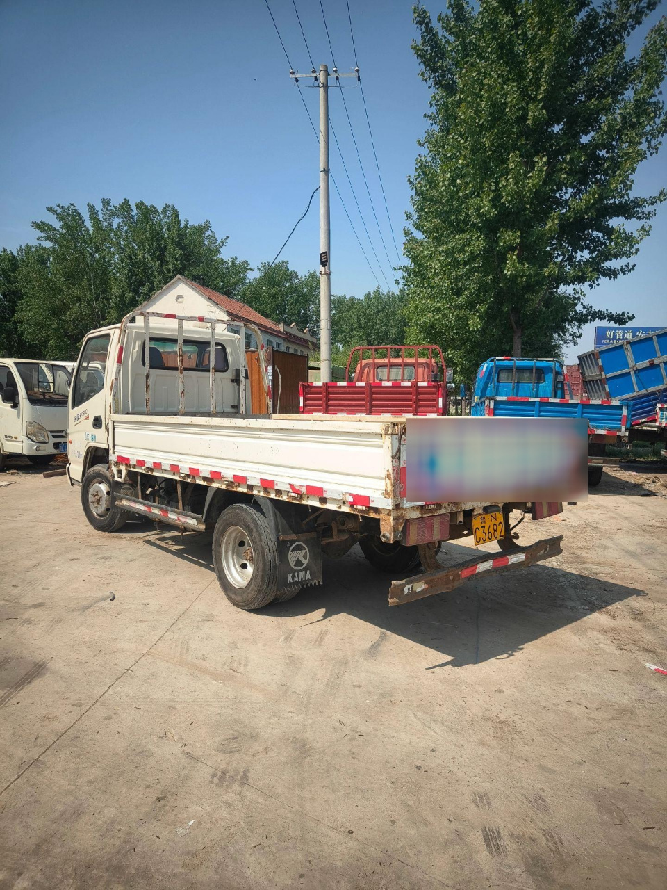 新到精品小黄牌凯马金运卡2800,16年7月上牌,单排3.