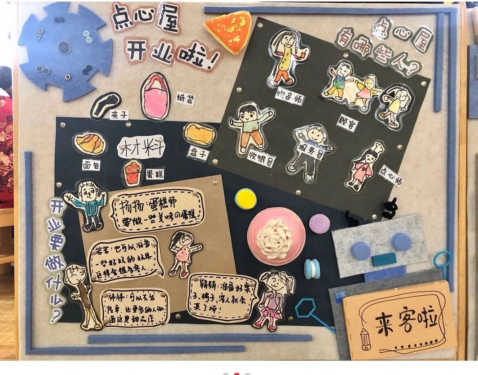 幼儿园环创 点心甜品屋 #幼儿园# #幼儿园环创# #幼儿园甜品屋