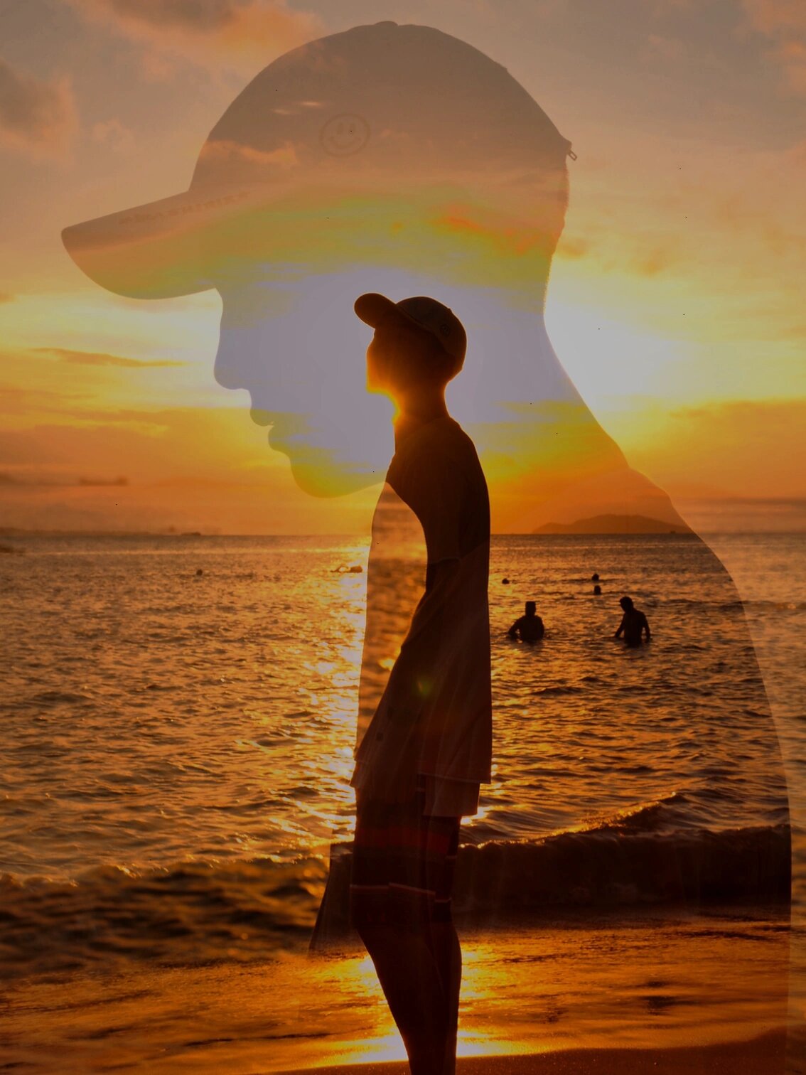 海边日落排出男神大片|男生拍照姿势