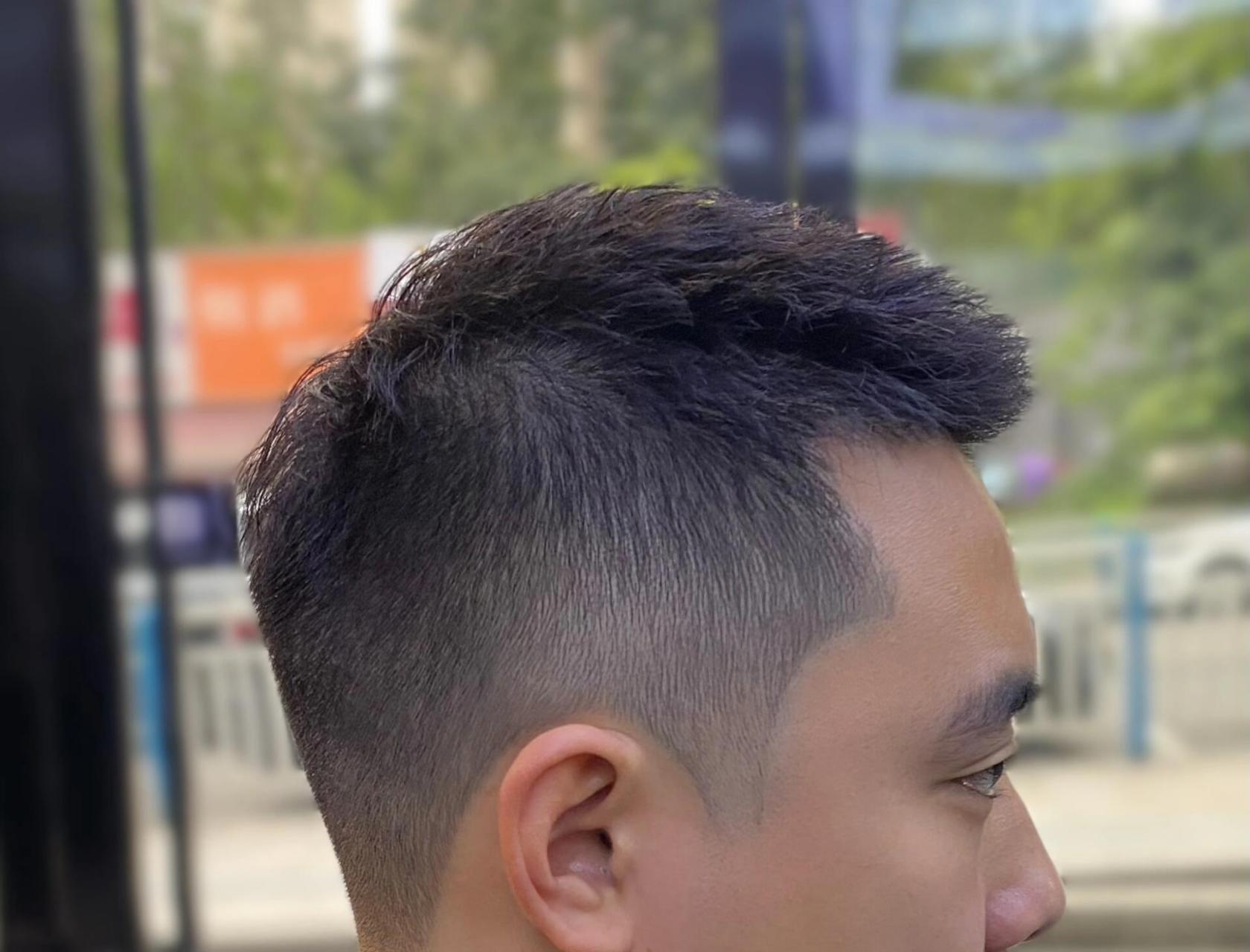 男生免打理短发推荐:栗子头 长度3-4厘米(根据具体发质发量及头型决定