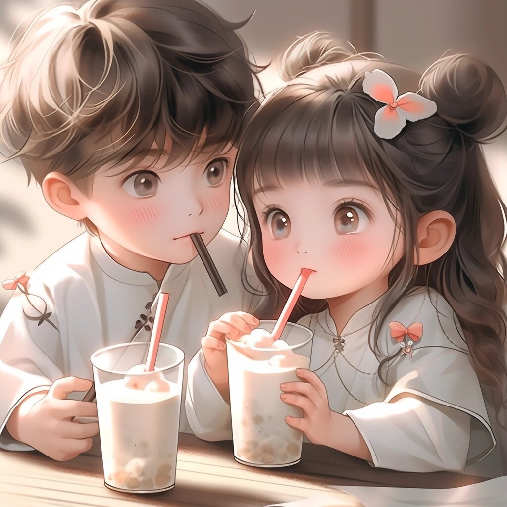 甜美可爱的情侣头像来啦!