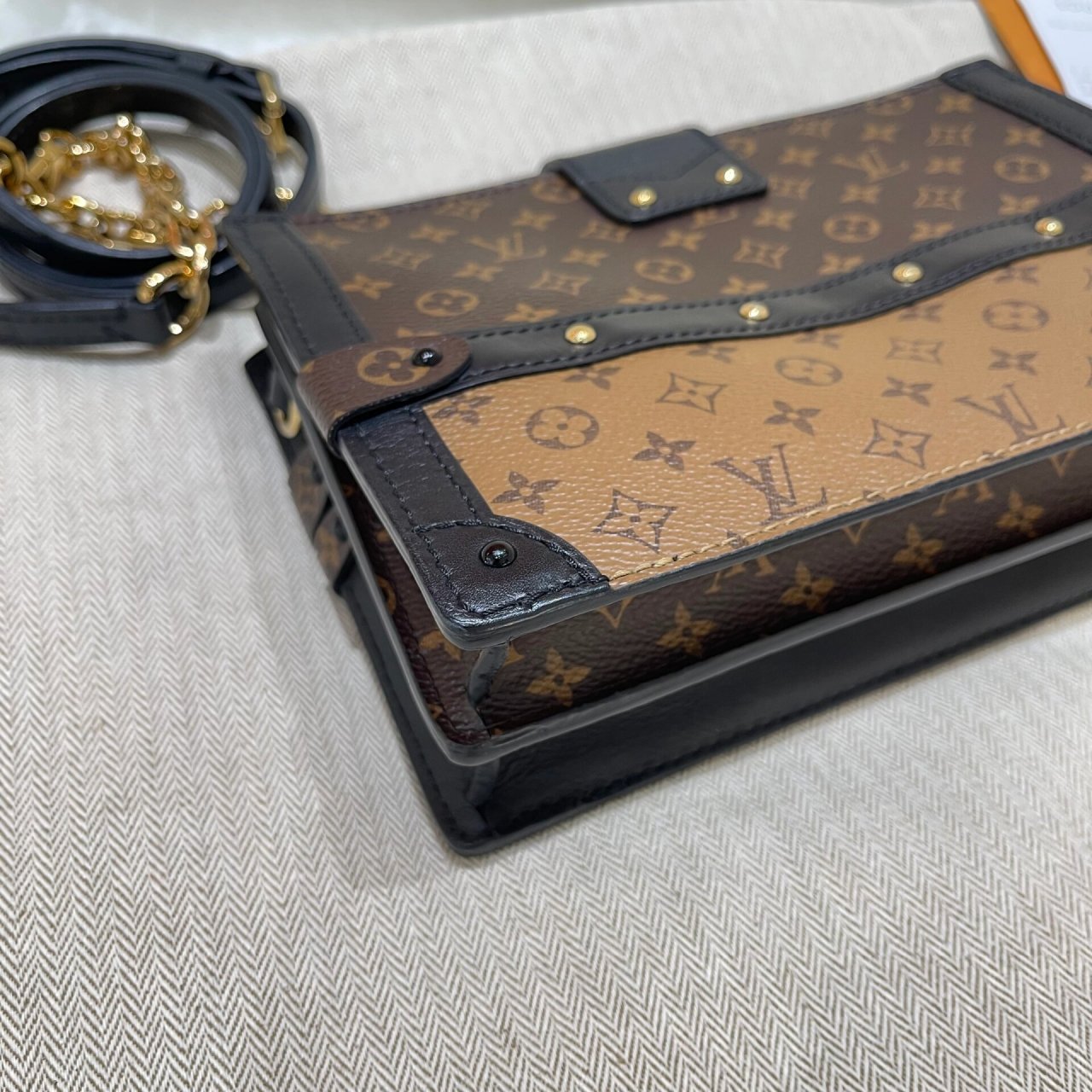 lv trunk clutch系列软盒子包 lv trunk clutch系列软盒子包 98新