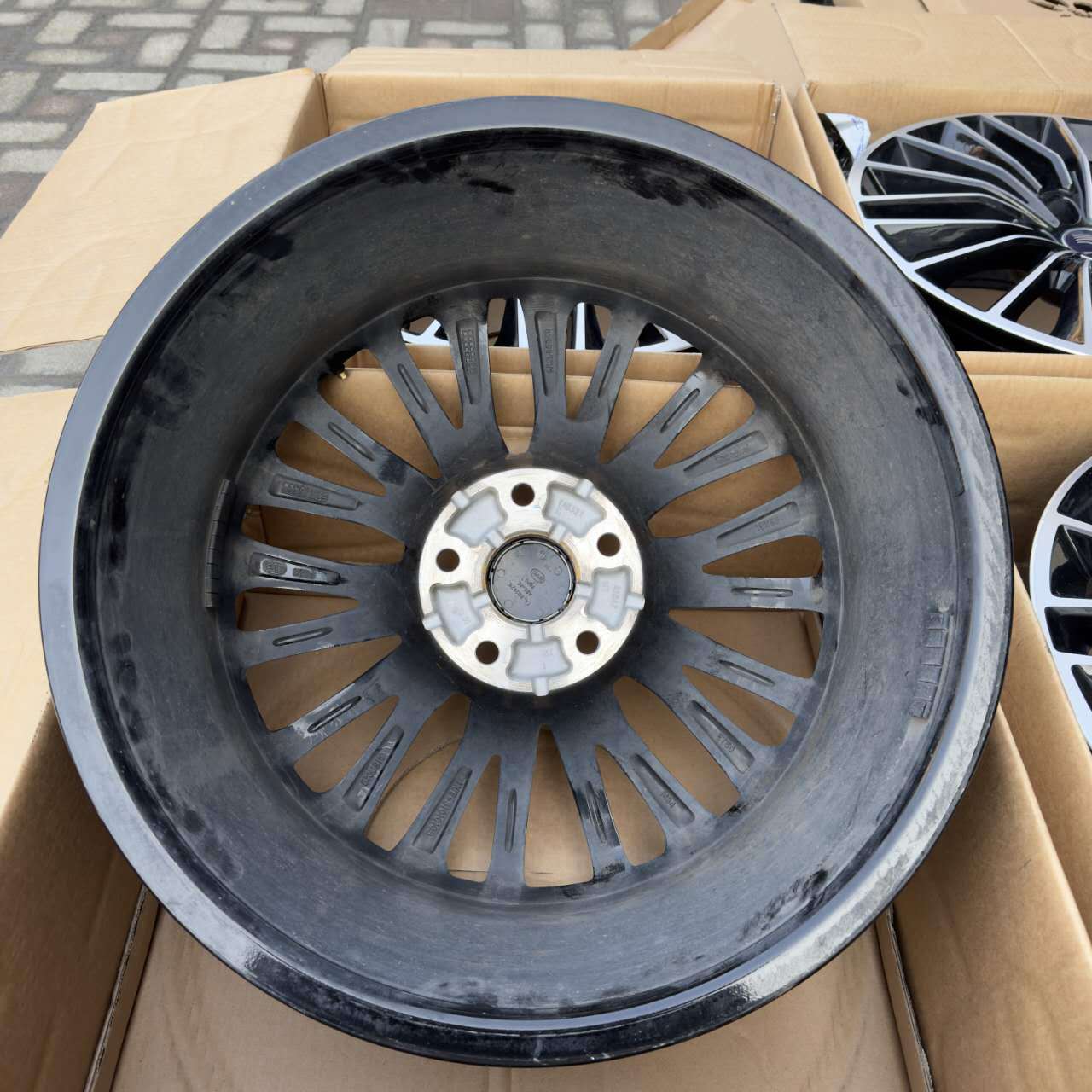 比亚迪汉ev轮毂19寸原装新车拆冠军版超长续航版尊贵型原厂 实物实拍