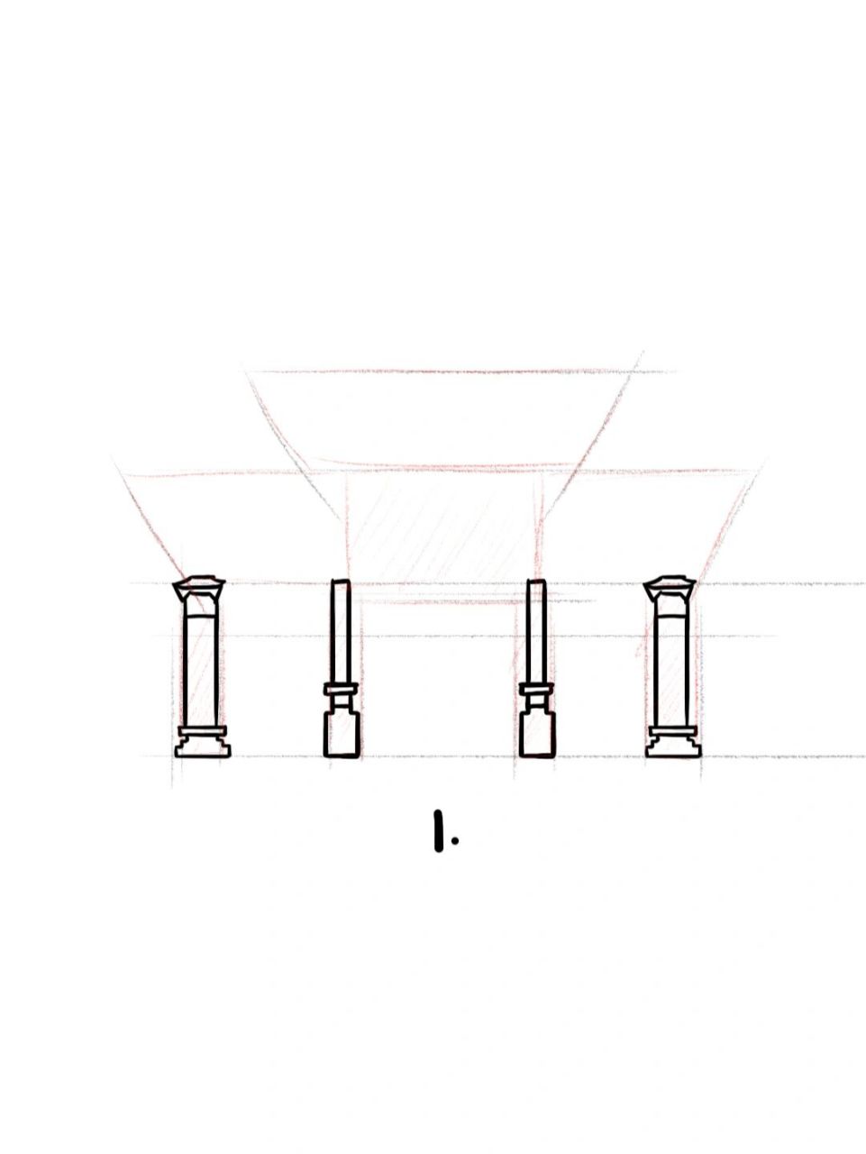 如何画金马碧鸡坊|地标建筑简笔画教程35 金马碧鸡坊位于昆明市中心三
