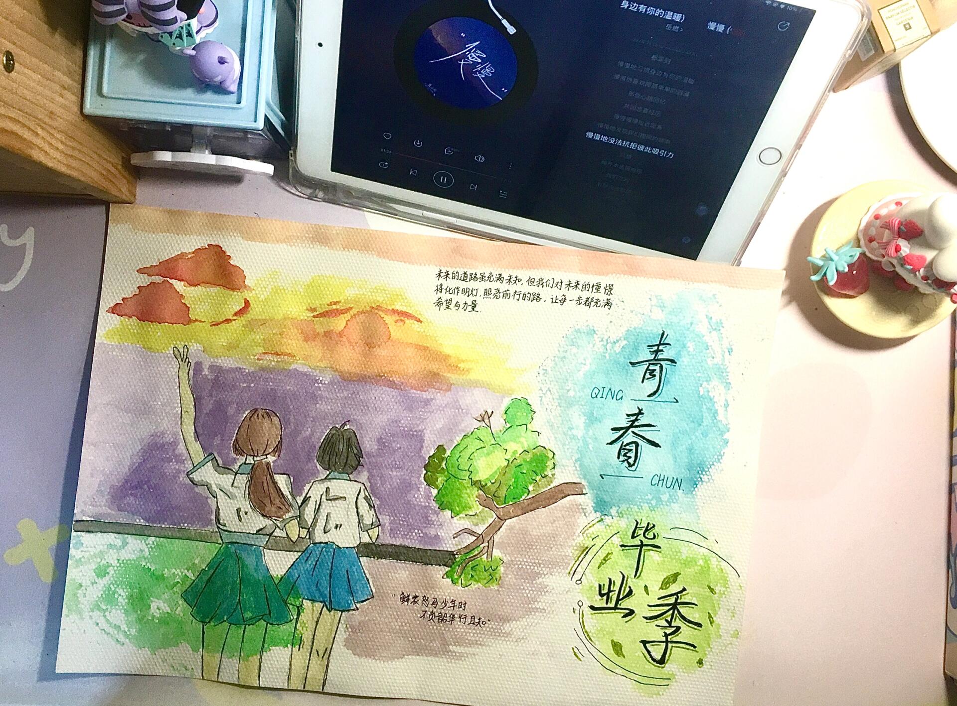 毕业季绘画|手抄报