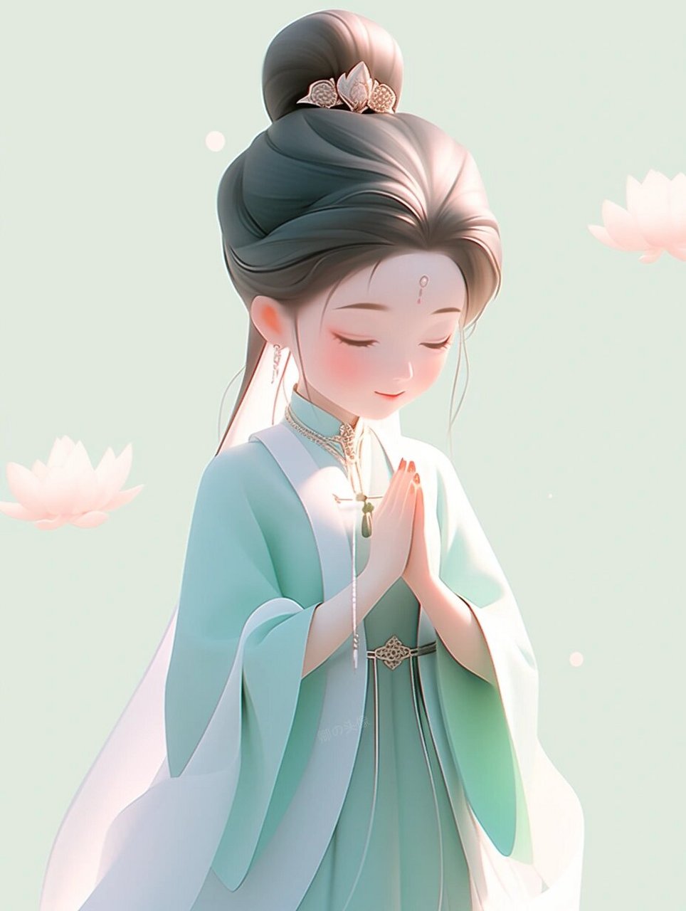 命理# #古风插画# #原创古风插画# #小众头像# #佛系# #佛系少女壁纸