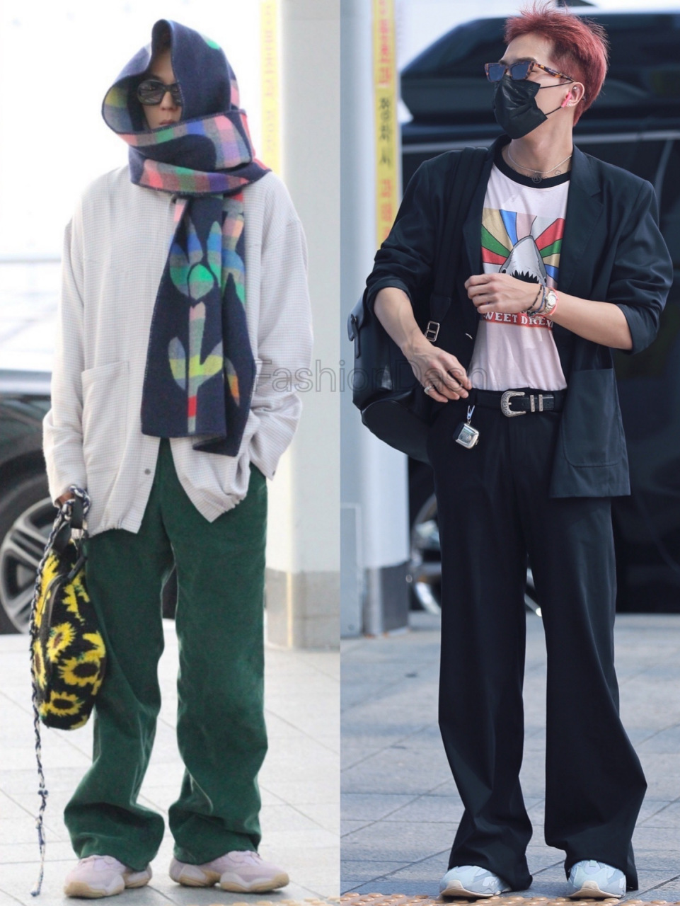 宋旻浩机场街拍合辑,会穿的麻浦小伙!