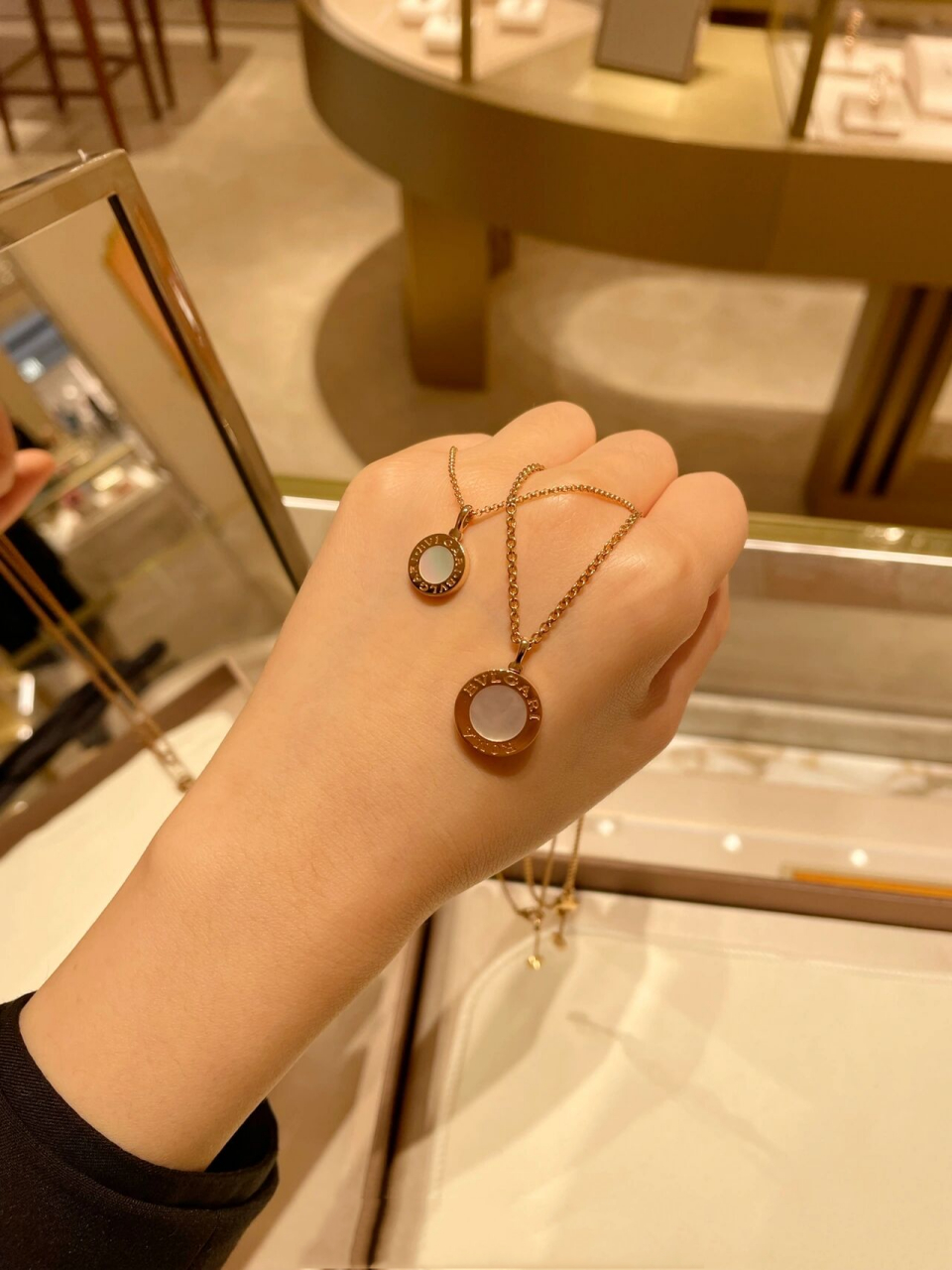 大小号对比|宝格丽圆饼项链 宝格丽bvlgari bvlgari系列珠宝 99小号