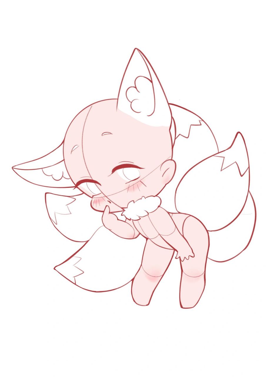 q版小狐狸02 后台私信我画小狐狸的小可爱,我交作业啦哈哈～ 下一个