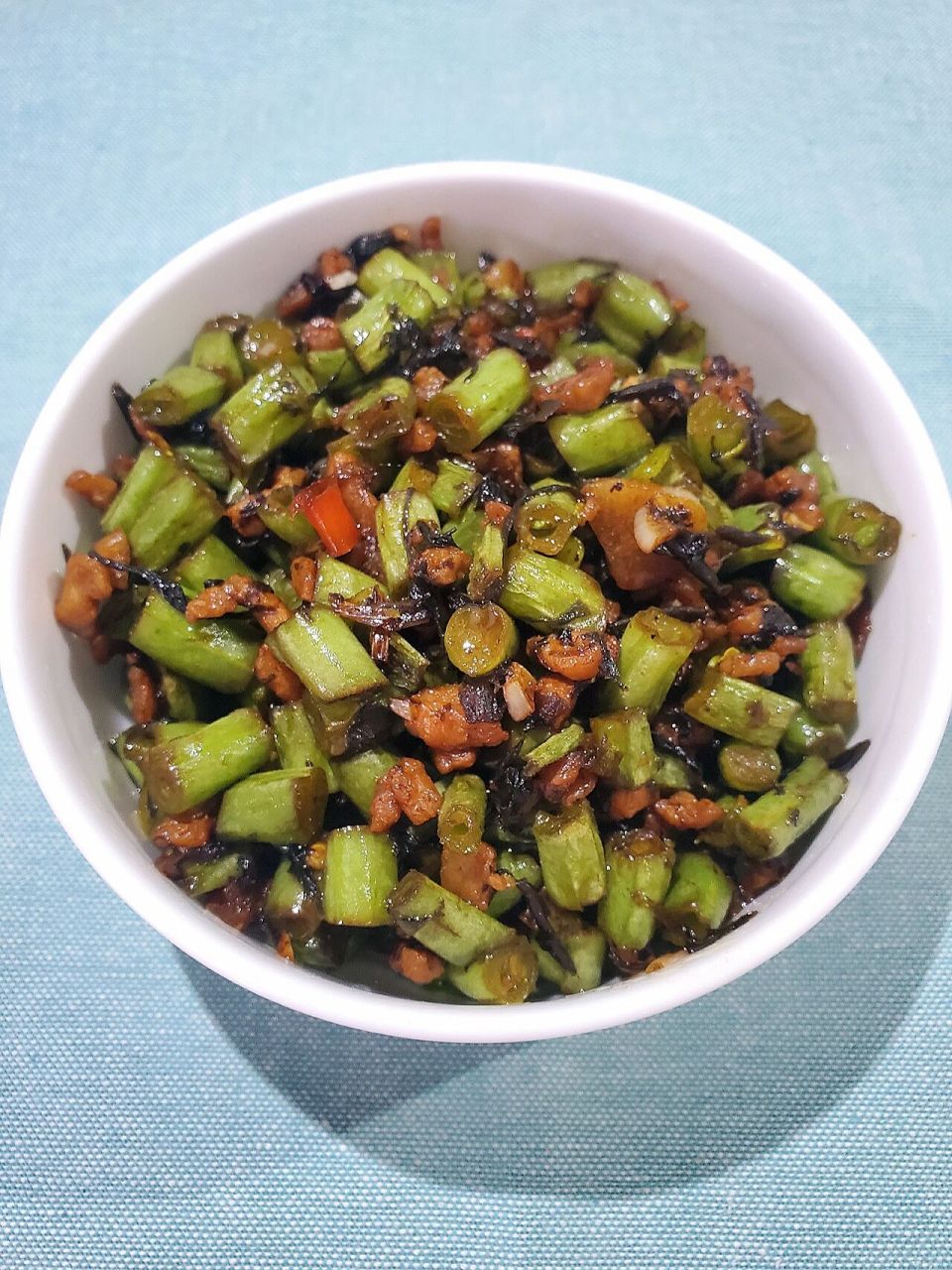 9896懒人必备$4橄榄菜~榄菜肉末四季豆 每个懒人小伙伴冰箱里都该