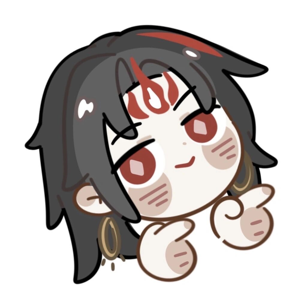阿修罗×帝释天qq人头～ 阴阳师qq小表情之修帝的小头像～ 高清!大图!