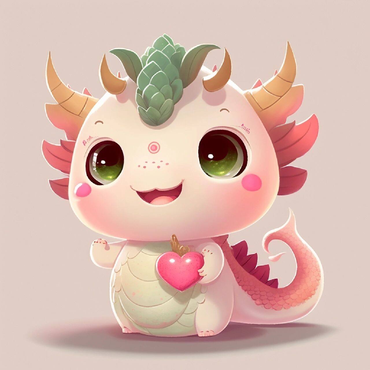 可爱龙宝宝         画