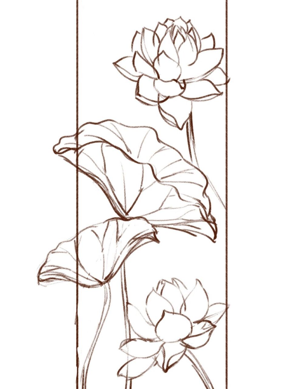 国风元素线稿练习49/100|鬼笛陈情 世人皆知鬼笛陈情,谁知昔日云梦