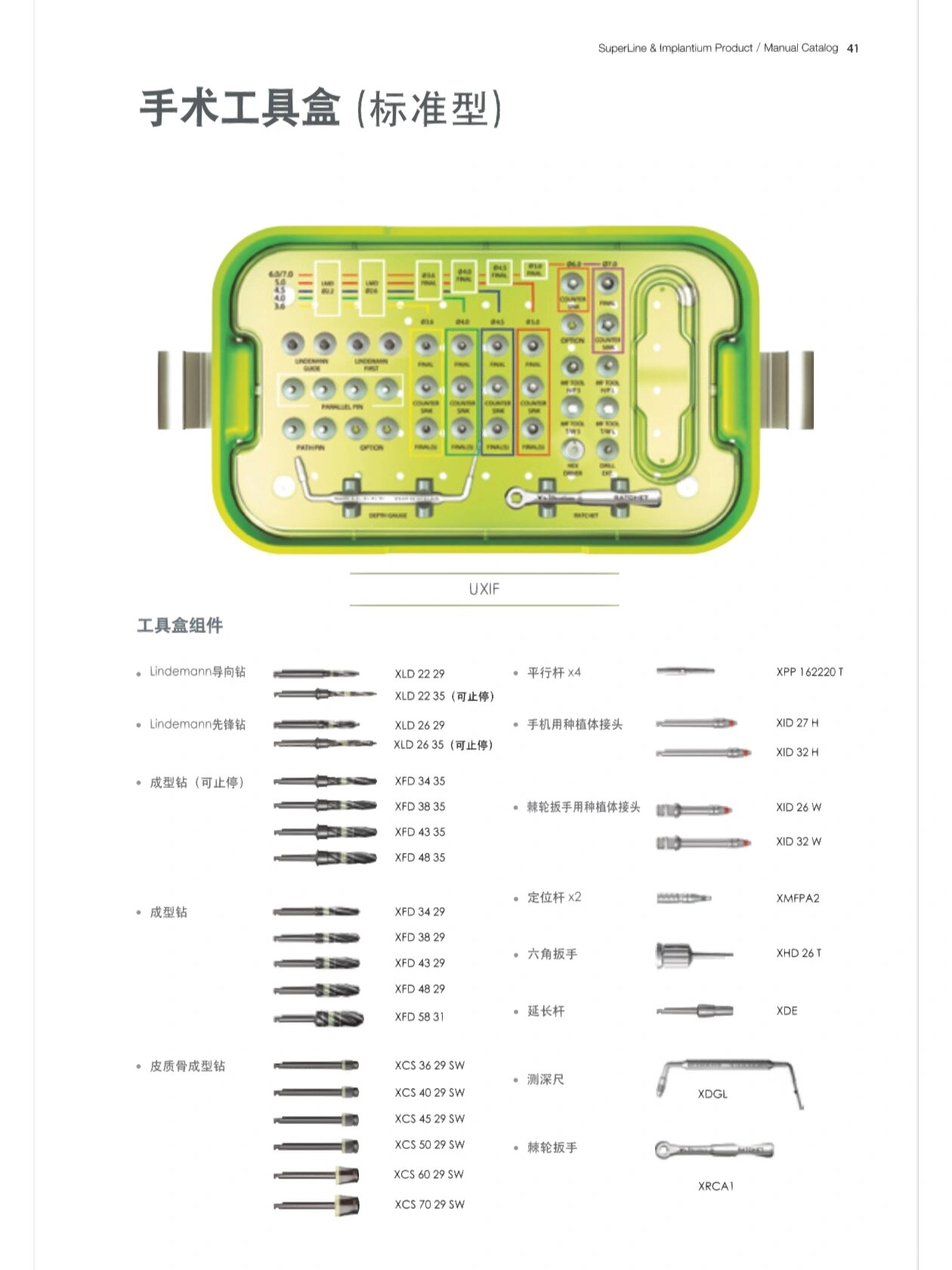 登腾种植工具盒