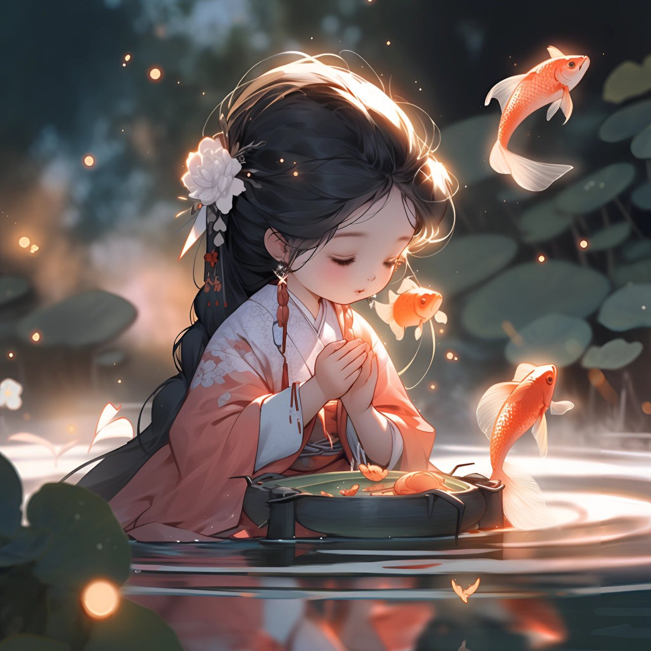 好运头像|锦鲤女孩