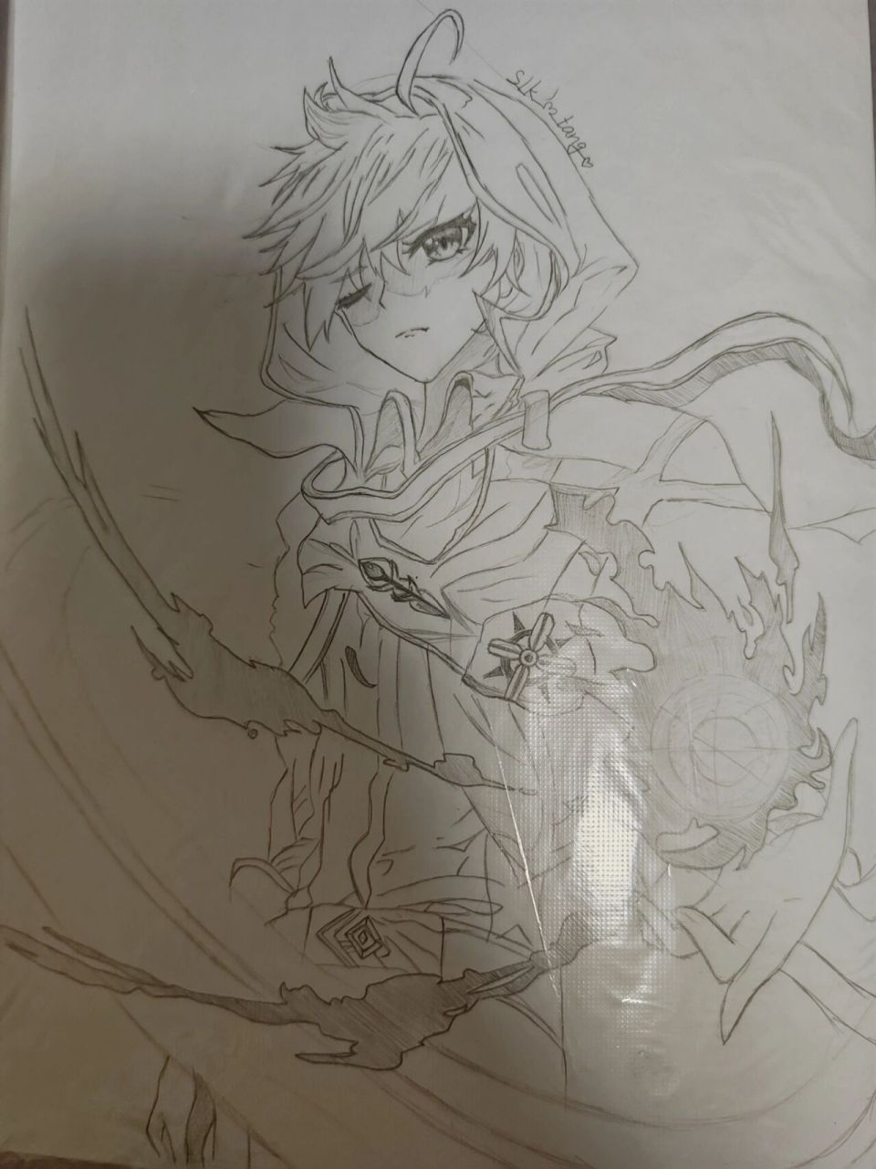 两张舞麟一张雨浩 突然发现好久没画画了,就来发两张以前画的