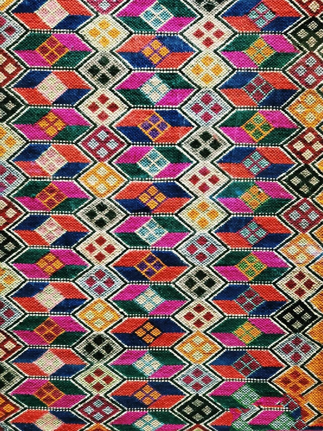 土家族西兰卡普纹样认知学习 图片纹样依次为: 椅子花纹 小八角香花纹